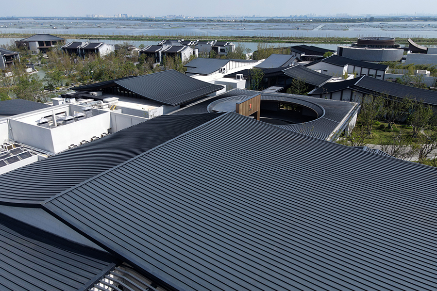 Dakbedekkingsproject voor gezondheids- en wellnesshotels